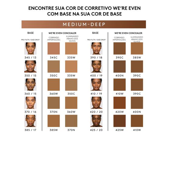 WE'RE EVEN  CORRETIVO 390C